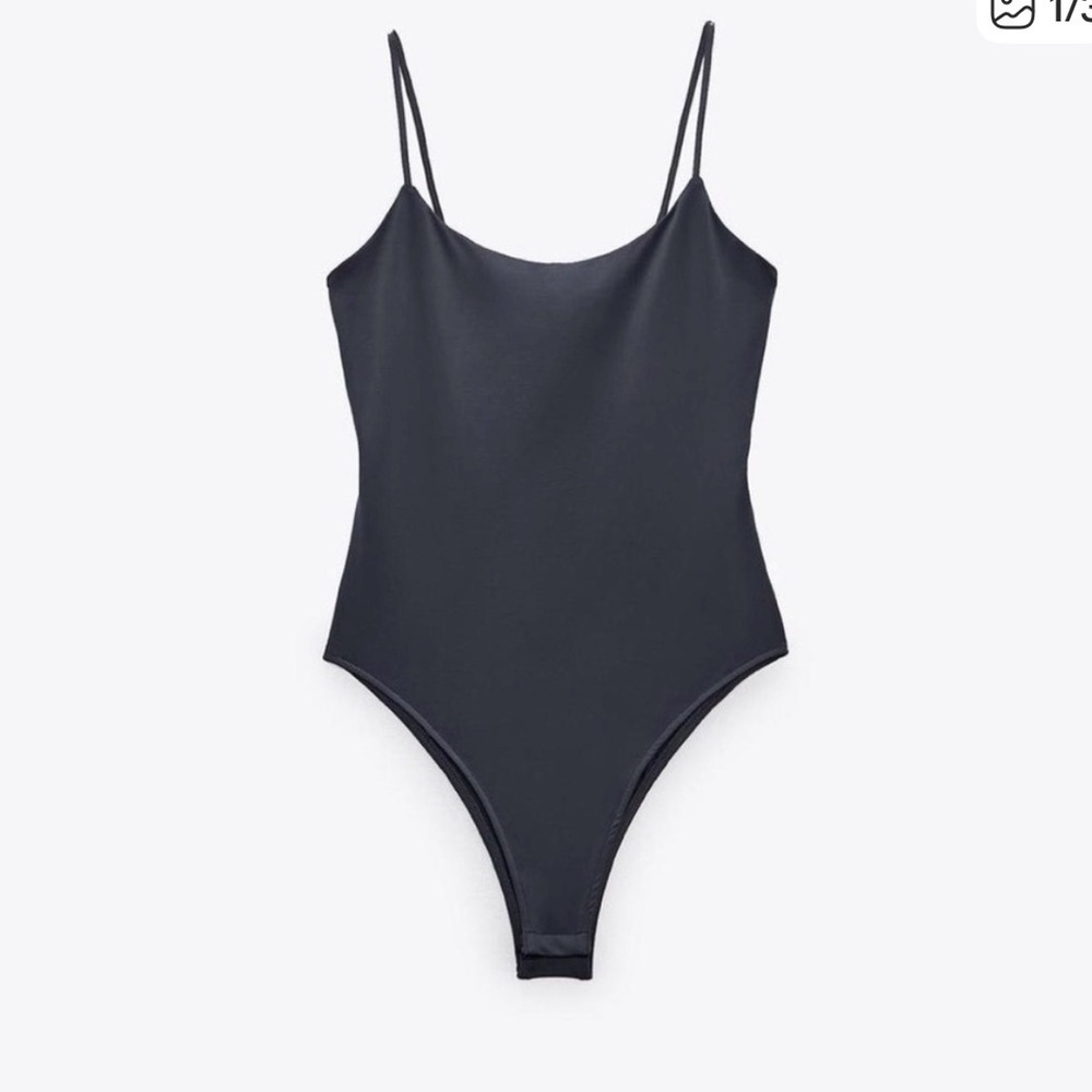 Zara Navy Blue Boodysuit